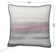 Stylecraft Norman Wyatt Home Gray/White Designer Throw Pillow-1