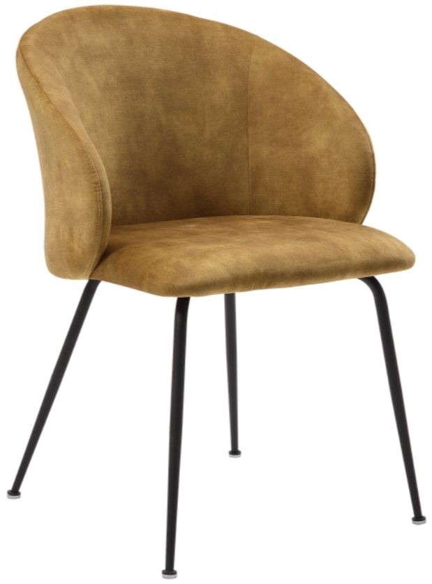 Homelegance® Cosimo Mustard Dining Side Chair-0