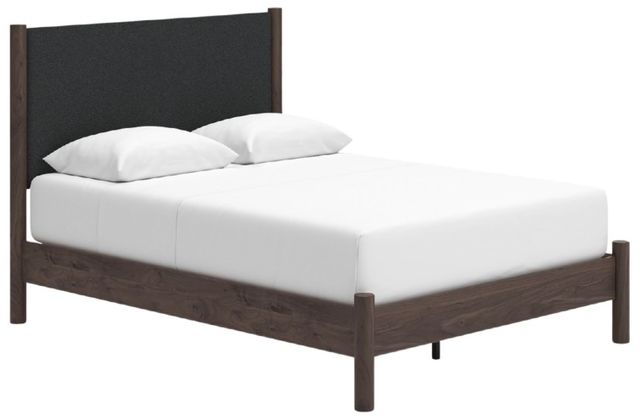 Signature Design by Ashley® Cadmori Brown Youth Full Upholstered Panel Bed-0