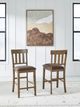 Signature Design by Ashley® Broxtyn Light Brown Upholstered Bar Stool-5