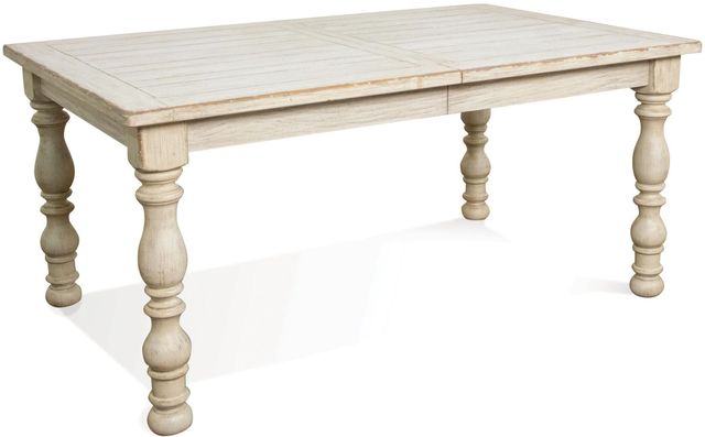 Riverside Furniture Aberdeen Weathered Worn White Rectangular Dining Table-2
