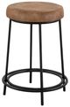 International Furniture Direct Frida Black/Orange Bar Stool-0