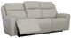 Flexsteel® Barnett Timber Leather Power Reclining Sofa with Power Headrest and Lumbar-4