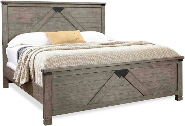 aspenhome® Tucker Stone King Panel Bed-0