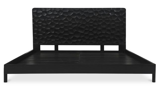 Moe's Home Collection Misaki Black Queen Panel Bed-2