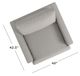 Bassett® Furniture Allure Smoke Chair-2