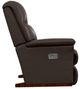 La-Z-Boy® Reed Walnut Leather Power Rocking Recliner with Headrest-2