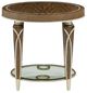 Michael Amini® Villa Cherie Hazelnut End Table-1