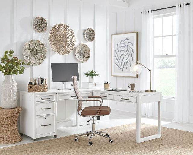 aspenhome® Norah Simply White Modular Desk-2