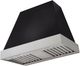 AGA Euclid 36" Matte Black Wall Mounted Range Hood with Brushed Nickel Trim-0