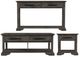 Elements International Park Ridge 3-Piece Charcoal Occasional Table Set-0