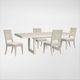 Riverside Furniture Arielle Parchment 7pc Dining Group-1