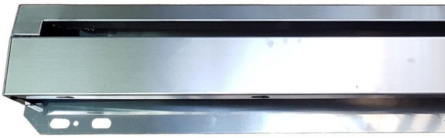Dosseret de 4 po pour cuisinières Bertazzoni® de 48 po - Acier inoxydable-1