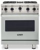 Viking® 5 Series 30" Arctic Grey Pro Style Liquid Propane Range-0