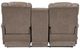 La-Z-Boy® Pinnacle Stone Leather Manual Wall Reclining Loveseat with Console-4