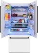 ZLINE Autograph Edition 36" 19.6 Cu. Ft. White Matte Built-In French Door Refrigerator-3
