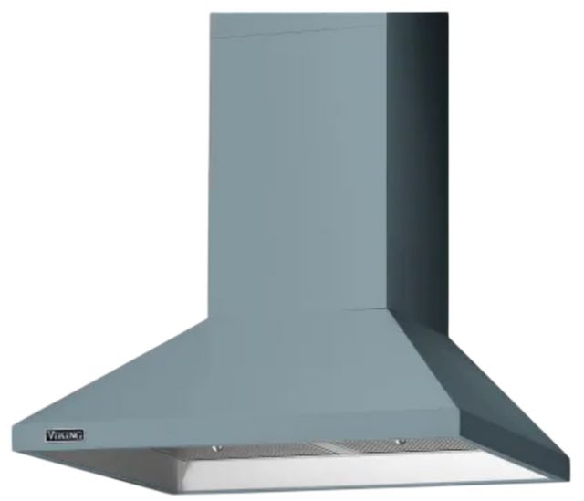 Viking® 3 Series 36" November Sky Wide Chimney Wall Hood with Ventilator