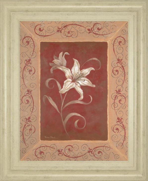 Classy Art Amanda’s Lily by Vivian Flasch Framed Print Wall Art-0