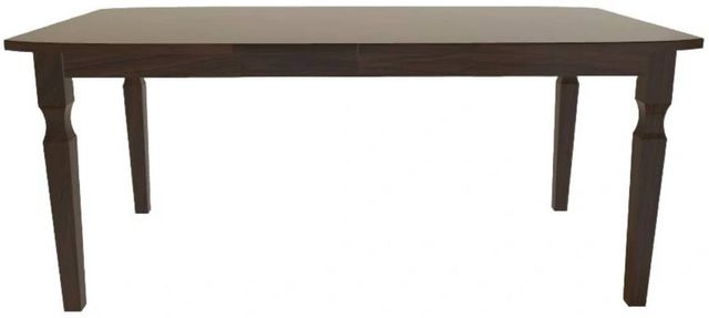 Mavin Customizable 42" x 48" Boat Extendable Dining Table with 2 Leaves-1