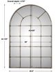 Uttermost® Barwell Silver Arch Mirror-2