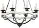 Forty West Kenya Black 8-Light Chandelier-1