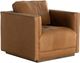 Four Hands Kiera Palermo Cognac Swivel Chair-0