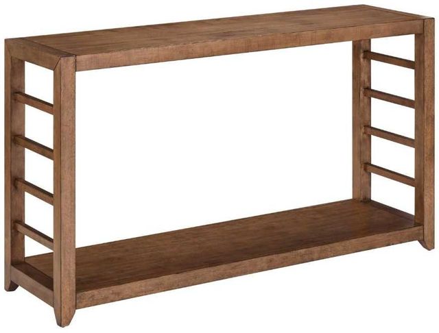 Liberty Furniture Shaker Lakes Harvest Brown Sofa Table-0