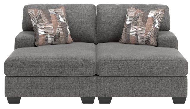 Signature Design by Ashley® Clarington 2-Piece Graystone Small Spaced Super Chaise Sectional-2