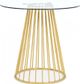 Meridian Furniture Gio Gold Counter Height Table-0