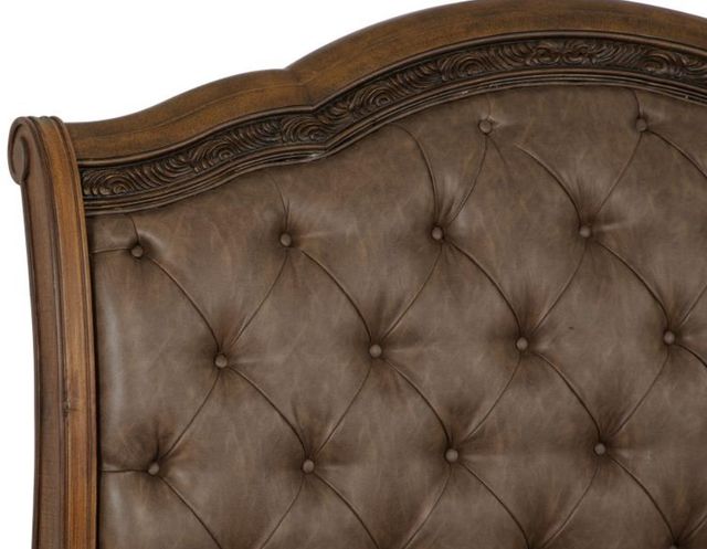Magnussen Home® Durango Willadeene Brown King Upholstered Sleigh Bed-2