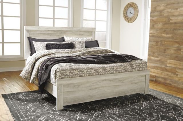 Signature Design by Ashley® Bellaby Whitewash King Panel Bed-3