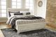 Signature Design by Ashley® Bellaby Whitewash King Panel Bed-2