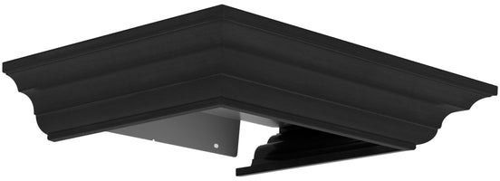 ZLINE Black Stainless Steel Range Hood Crown Molding-1