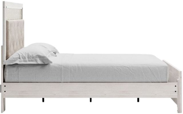 Signature Design by Ashley® Altyra White Queen Upholstered Panel Bed-2