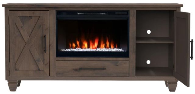 Legends Home Real Cozy Liberty Barnwood 64" Fireplace Console-3