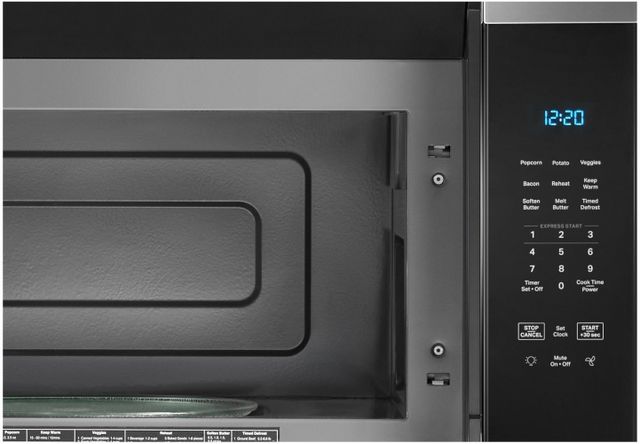Whirlpool 30" Fingerprint Resistant Stainless Steel 1.7 cu. ft. Over the Range Microwave-7