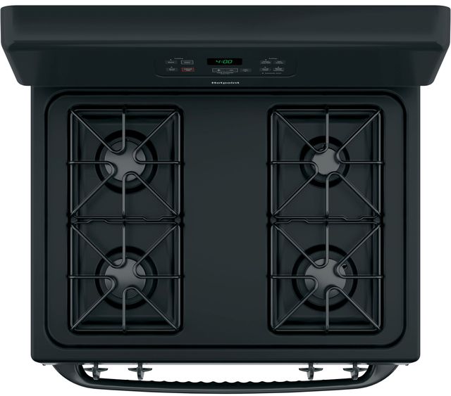 Hotpoint® 30" Black Freestanding Gas Range-3