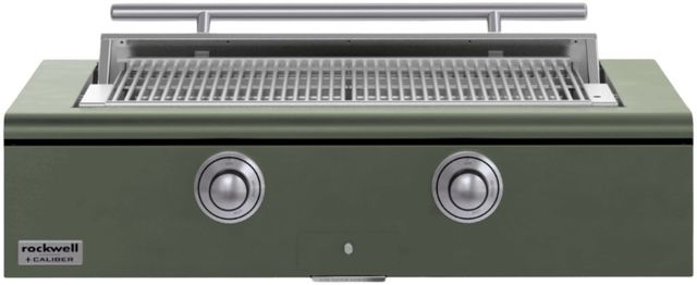 Caliber™ Rockwell Social 2-Burner Olive Built-In Liquid Propane Grill with Stainless Steel Hardware-0