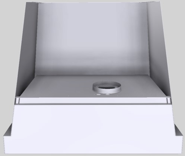 Vent-A-Hood® Designer Series 36" White Wall Mounted Range Hood-3
