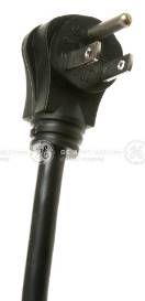 GE® Black Dishwasher Power Cord with Right Angle Plug-2