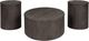 Liberty Furniture Modern Farmhouse 3-Piece Dusty Charcoal Occasional Table Set-0