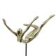 A & B Home Black/Gold 10" Decorative Object-2