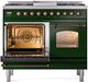 Ilve® Nostalgie II Series 40" Emerald Green Pro Style Dual Fuel Range-2