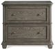 Riverside Furniture Sloane Gray Wash Lateral File Cabinet-1
