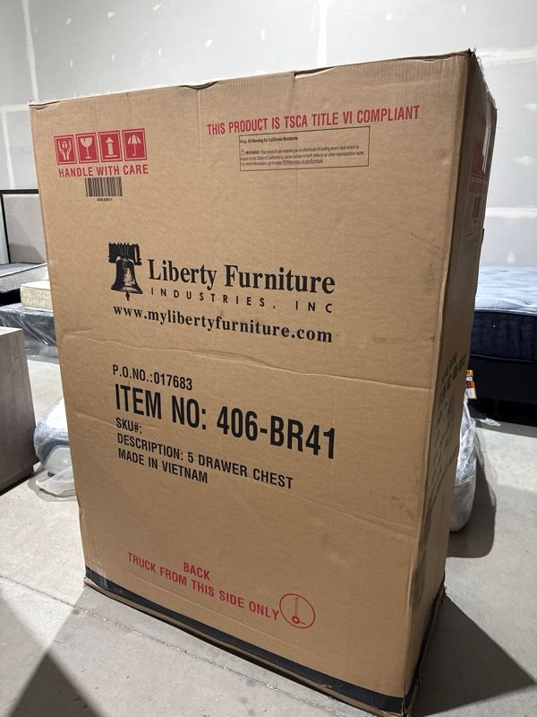 Clearance Liberty Furniture Modern Farmhouse Gray Chest-0