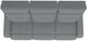 La-Z-Boy® Baron Graphite Manual Wall Reclining Sofa-5