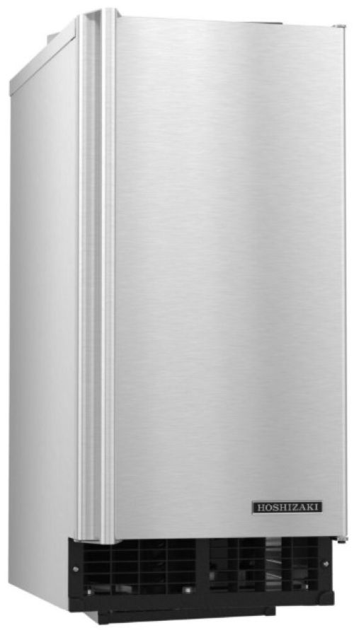 Hoshizaki 14.88" 92 lb. Stainless Steel Air-Cooled ADA-Compliant Height Cubelet Ice Machine-0