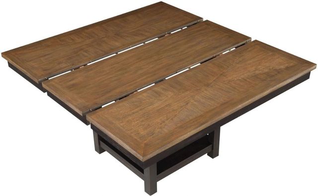 Steve Silver Co. Harington Dusty Caramel Dining Table with Ebony Base-2
