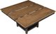 Steve Silver Co. Harington Dusty Caramel Dining Table with Ebony Base-2