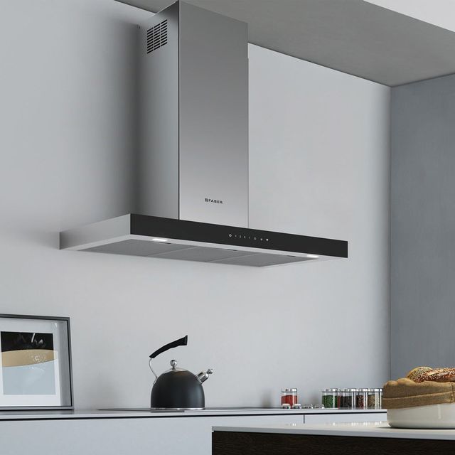Faber Stilo 36" Stainless Steel Wall Mounted Range Hood-1